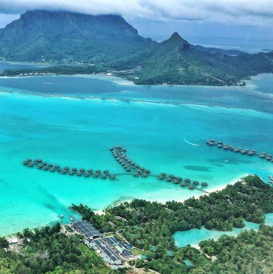 vue avion bora bora