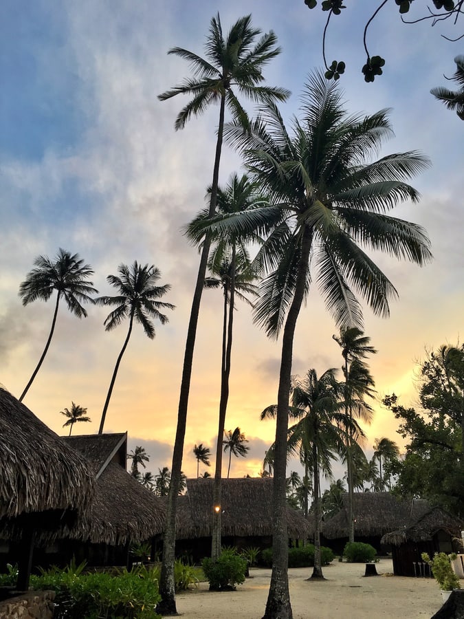 coucher de soleil moorea Sofitel