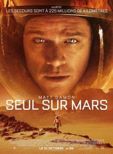 affiche seul sur mars