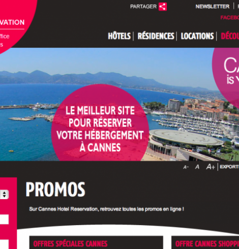 Réserver un hôtel à Cannes en 2 clics avec cannes-hotel-reservation.fr