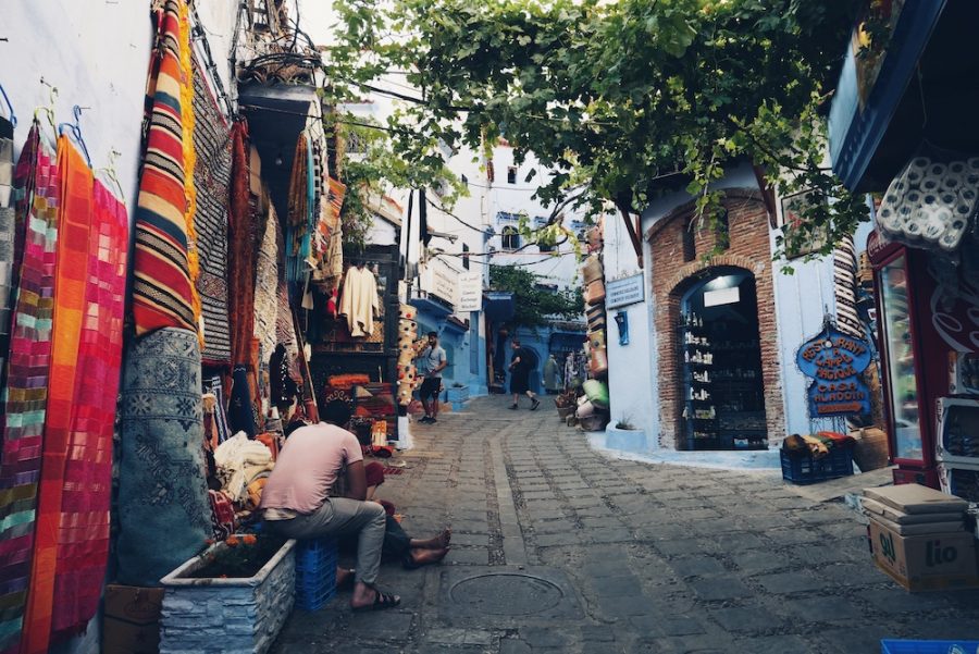 ruelle-Chefchaouen-Maroc 